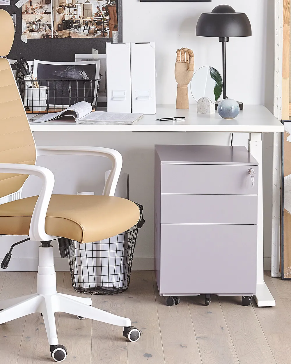 Büroschrank CAMI Metall Hellgrau