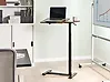 Laptoptisch manuell höhenverstellbar SCHOLA 70 cm x 40 cm Braun / Schwarz