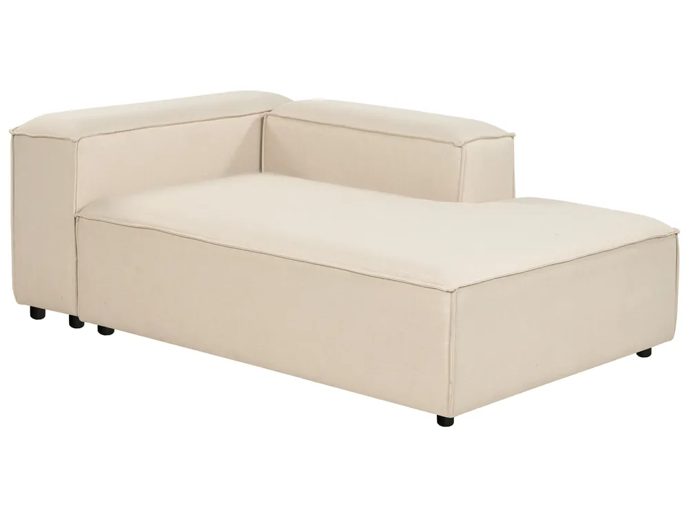 Modular Corner Sofa 4 Seater ARDAL Fabric Beige Left Hand_947908