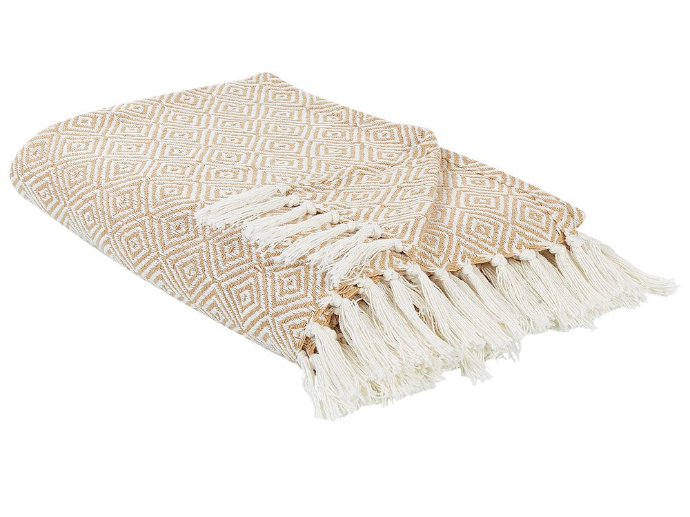 Bedspread TOUTLI Cotton 200 x 220 cm Beige