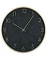 Wanduhr CREUSE Schwarz