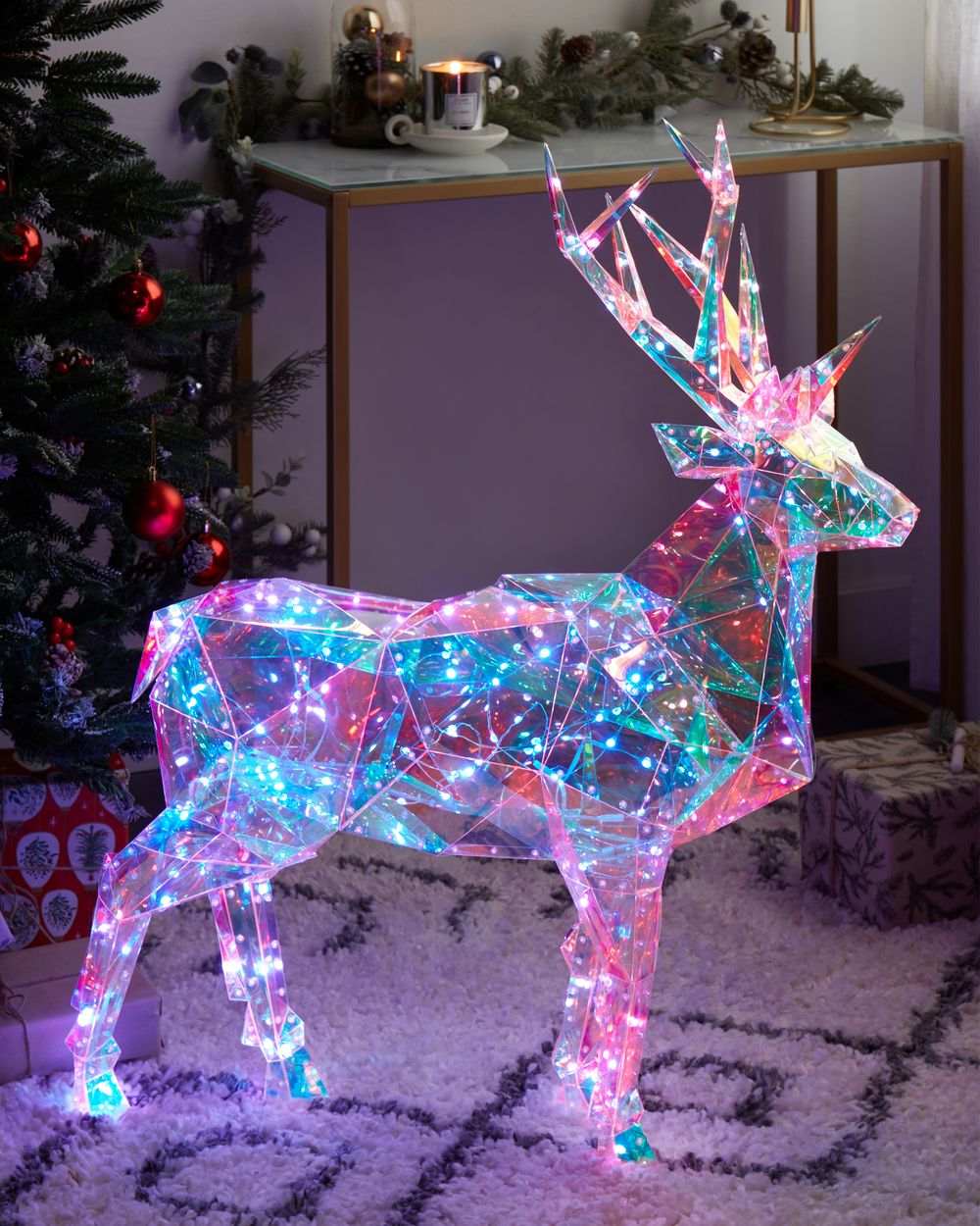 Outdoor Decoration Smart LED with App POLARIS 90 cm Reindeer Multicolour