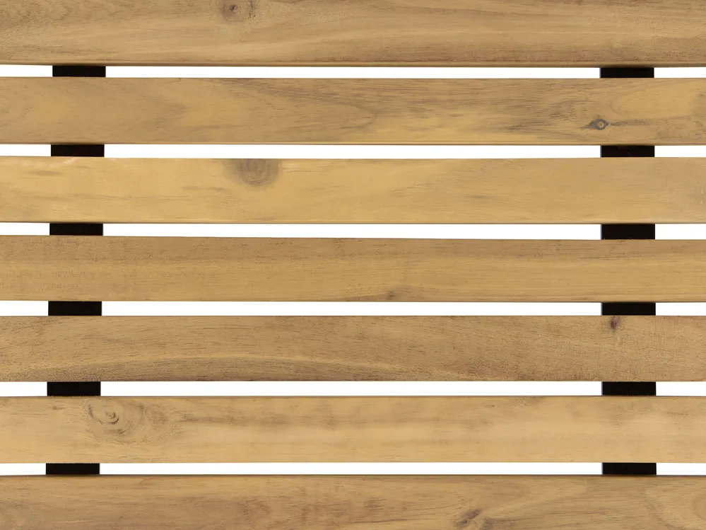 Outdoor Beistelltisch LASCARI 45 cm 45 cm Akazienholz Hellbraun_1074922