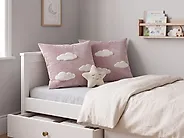 Dekokissen 2er Set IPOMEA 45 x 45 cm Samtstoff Rosa_1184783