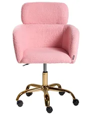 Schreibtischstuhl ALENA Bouclé Rosa_1101396