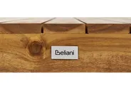 Lounge Set mit Tisch 5-Sitzer MARETTIMO zertifiziertes Akazienholz Cremeweiß_953804