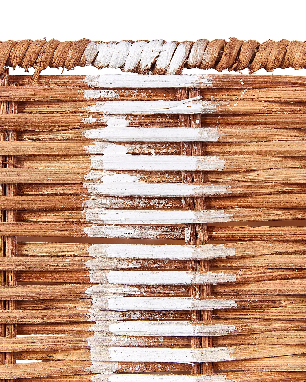 Aufbewahrungskorb 3er Set Weihnachtsgeschenke CADEAU Rattan Naturfarben_880273