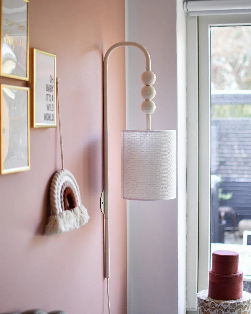 Wandlampe LOKY Metall Beige_1052562