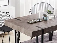 Dining Table ADENA Brown 180 cm 90 cm_750818