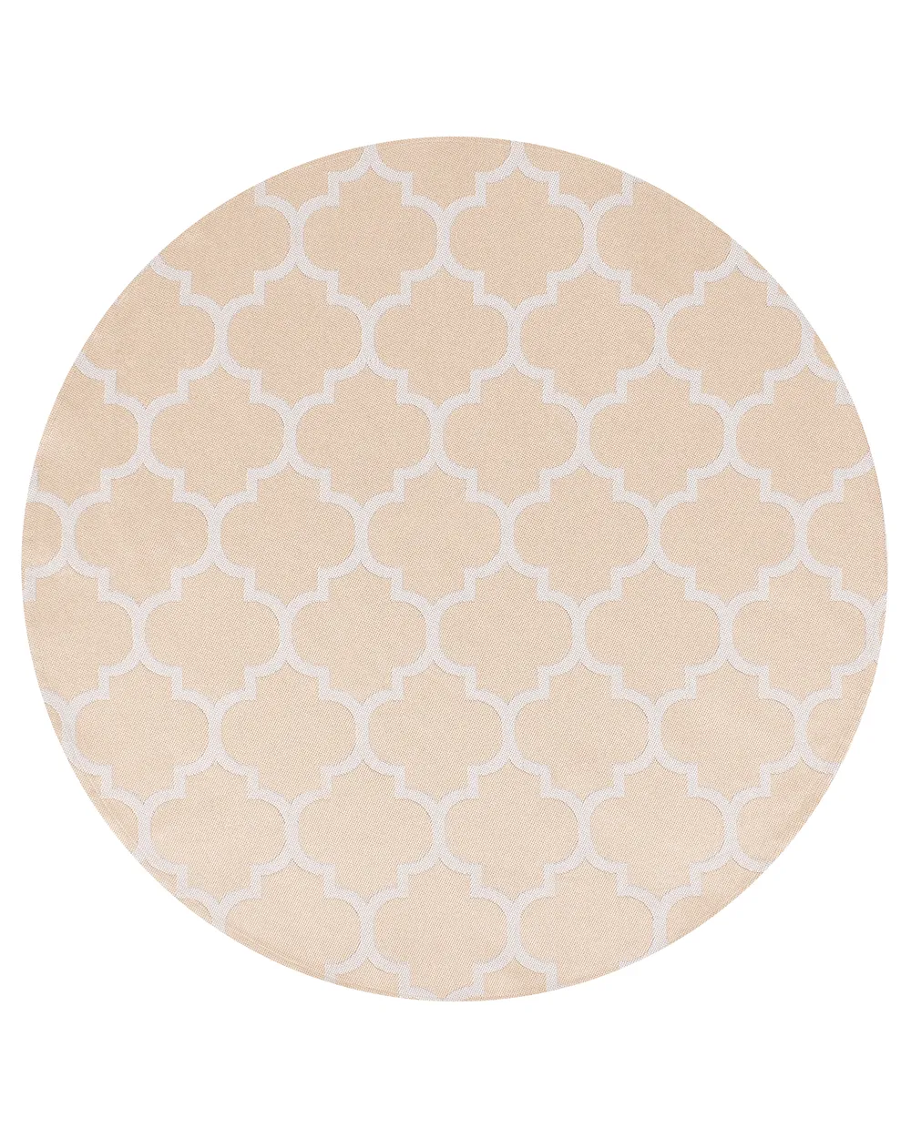 Outdoorteppich MOSORE Beige ø 120 cm
