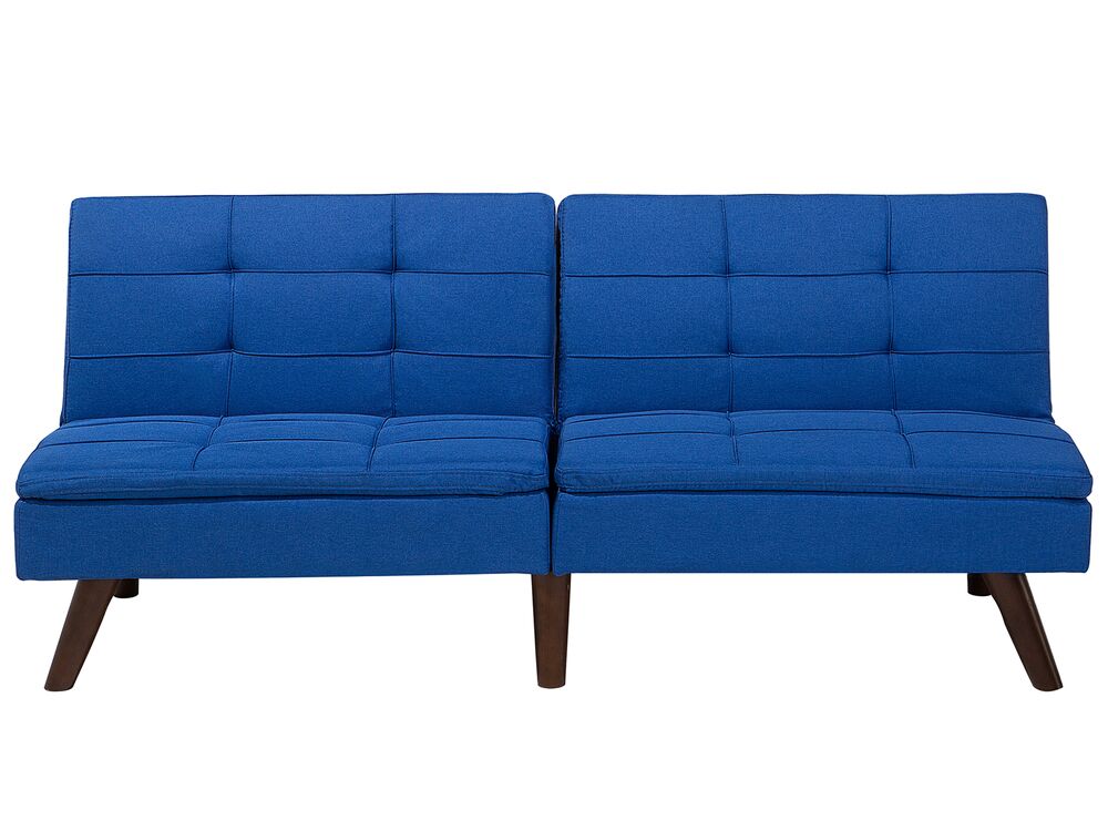 Sofa Bed 3 Seater RONNE Fabric Navy Blue