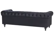 Sofa 3 Seater CHESTERFIELD Velvet Black_1065196