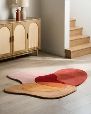 Teppich SINJUWI Rot ø 140 cm Wolle_1037022