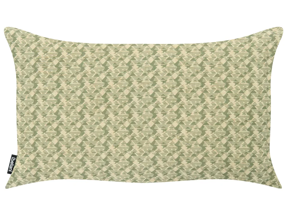 Lot de 2 coussins d'extérieur BARLERIA Motif de plante 30 x 50 cm Multicolore_1125434