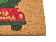 Fußmatte MIRELO Bunt 40 x 60 cm Weihnachtsmotiv Kokosfasern_1094544