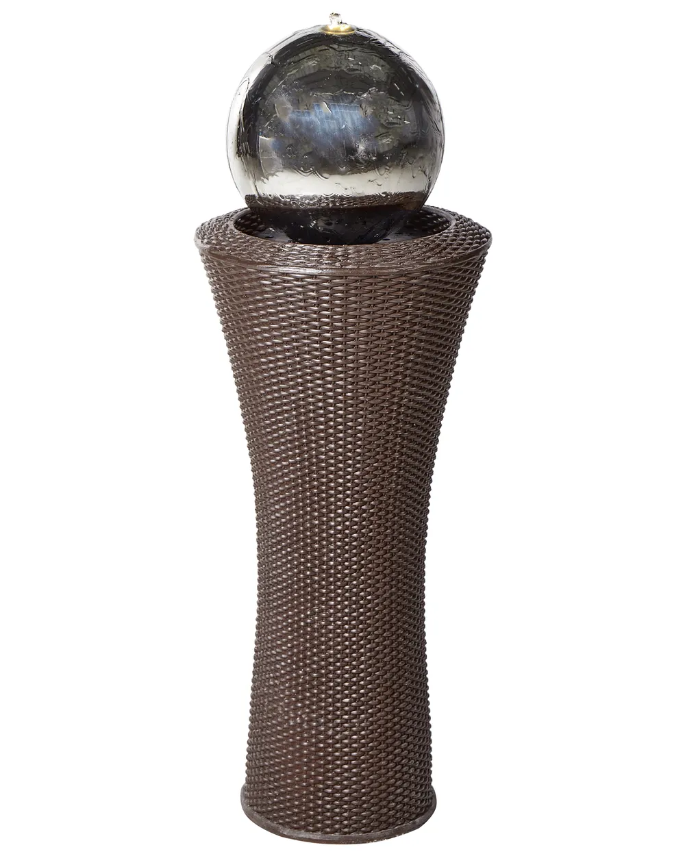 Gartenbrunnen LED ZENYATTA Braun