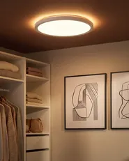 LED Deckenlampe VELORA mit Fernbedienung mit Dimmer Weiß_1125324