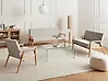 Sofa Set 6-Sitzer ESRUM Stoff Hellbraun / Grau