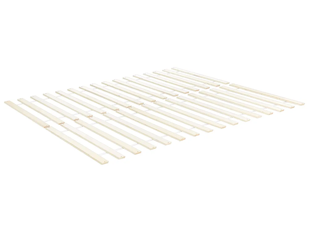 Bett mit 4 Schubladen SABRAN Kiefernholz Weiß 120 x 200 cm_1062470