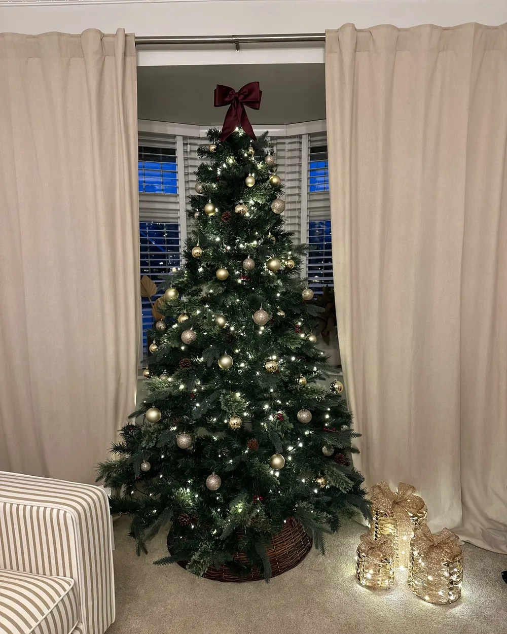 Weihnachtskugel 60er Set TYIN Gold_1048034