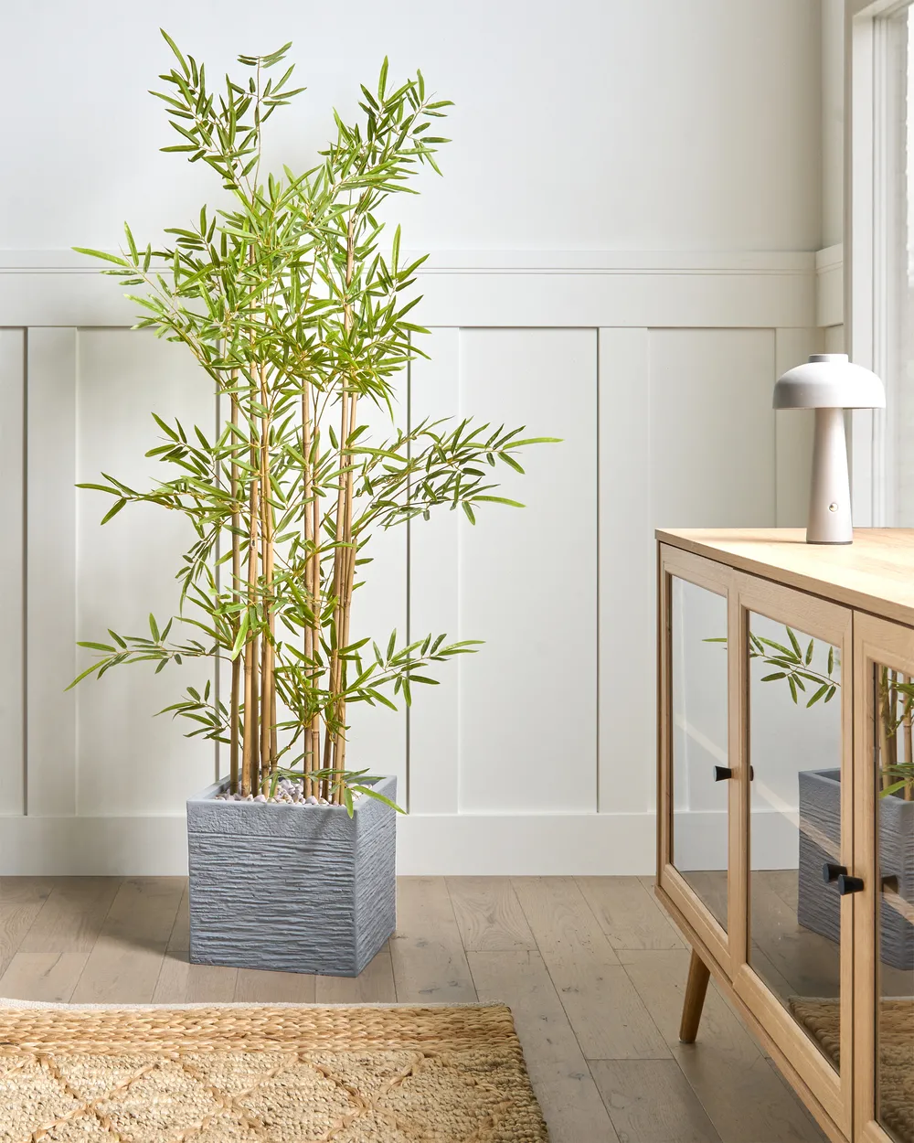 Blumenkübel PAROS 30 cm Hellgrau_701515