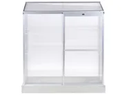 Balkongewächshaus LECCE 129 cm 59 cm Silber_1005527