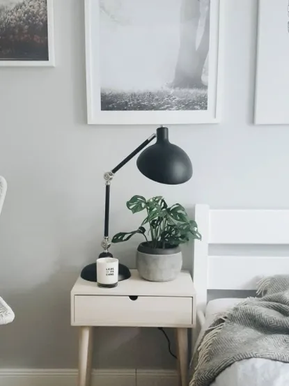 Desk Lamp MERAMEC Adjustable Metal Black_691377