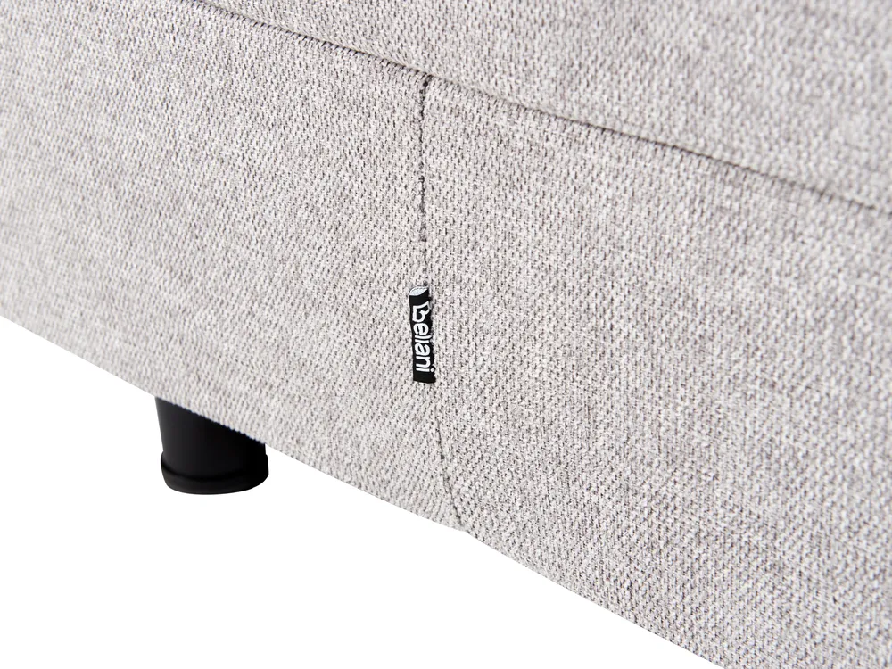 Adjustable Bed without Headboard Fabric DUKE II 160 x 200 cm (EU King Size) Light Grey_952156