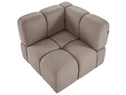 Modular U-Shape Sofa 8 Seater MAKSABERG Fabric Taupe_1136439