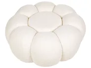 Pouf BEAUFORT Bouclé Cremeweiß_897523