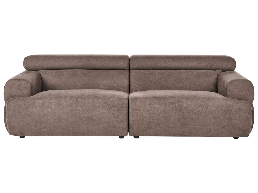 Sofa 3-znamenkasti HOVDEN Tkanina Smeđi