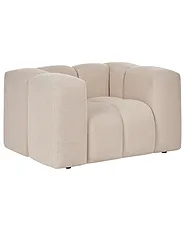 Fauteuil ANTOLA Bouclé Beige_1161541