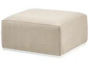 Garden Sofa with Ottoman 7 Seater BATTIFOLLO Modular Beige_933845