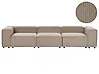 Modulsofa 3-Sitzer ARDAL Cord Hellbraun