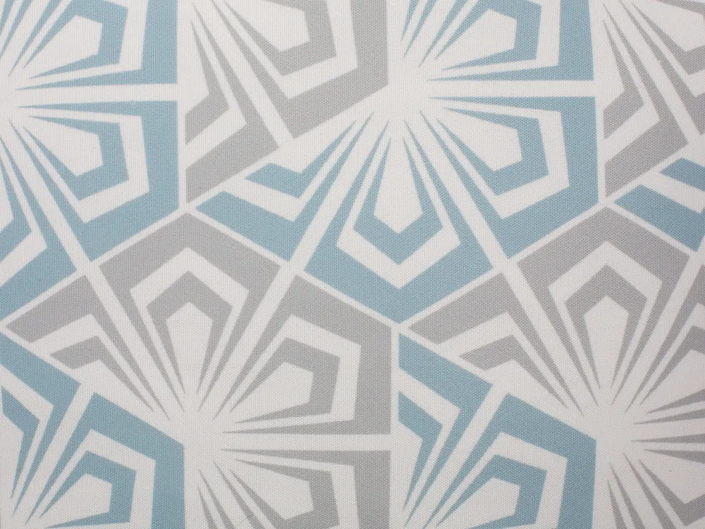 Set of 2 Decorative Cushions PRIMROSE 45 x 45 cm Light Blue Ikat_770063