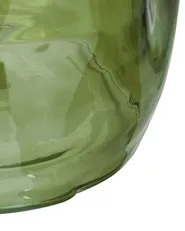 Blumenvase KERALA 30 cm Glas Olivgrün_830542
