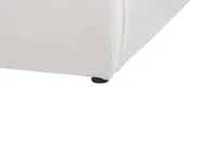 Postelja s prostorom za shranjevanje BAJONNA Žamet Kremasto bela 160 x 200 cm_871262