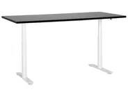 Schreibtisch elektrisch höhenverstellbar DESTINAS 180 cm 80 cm Schwarz / Weiß_899607