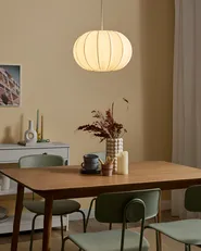 Hängeleuchte OKER Stoff Weiß_1037228