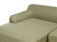 Ecksofa 3-Sitzer SOSJO Stoff Olivgrün rechtsseitig_941057