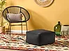 Pouf BOULDER Schwarz
