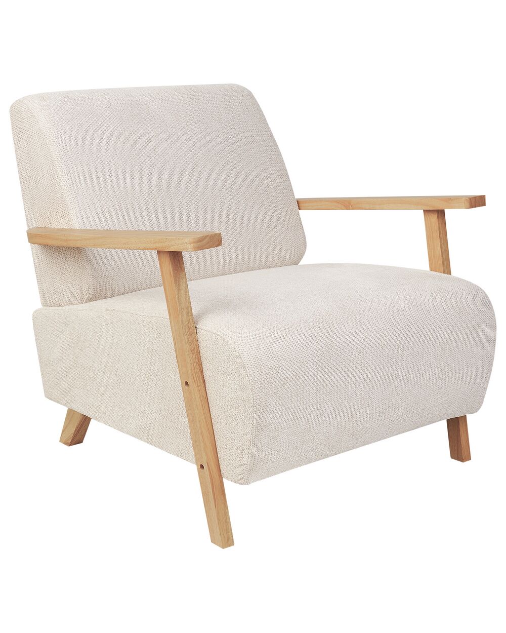 Fauteuil LESJA Stof Lichtbeige