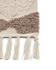 Rug SINOP Beige 80 x 150 cm Cotton_839727