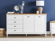 Sideboard mit 2 Türen SHILLINGTON Kiefernholz Weiß_966291