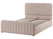 Ottoman Bed LUNAN Boucle Beige 120 x 200 cm (EU Small Double)_1048416