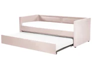 Ausziehbett Cord MIMIZAN 90 x 200 cm Pastellrosa_960526