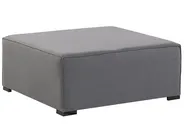Garten Ecksofa mit Ottomane 7-Sitzer AREZZO modular Grau rechtsseitig_825167