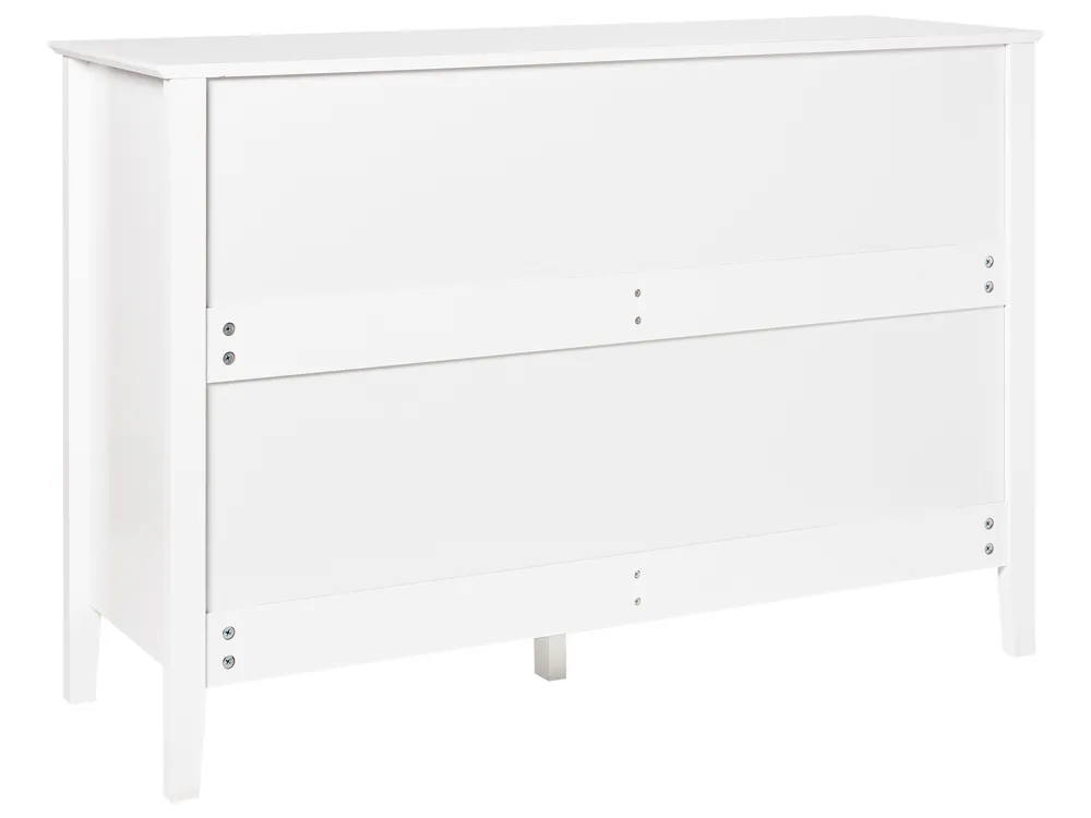 Kommode mit 6 Schubladen ASSISI Weiß_942758
