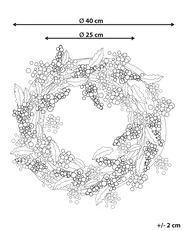 Christmas Wreath PUROL 40 cm Red_832683