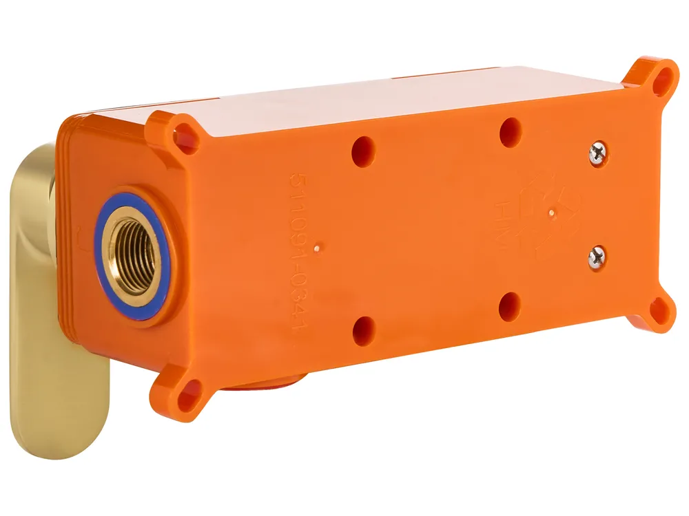 Wandmontierte Waschtischarmatur GUATAVIA Messing Gold_995901